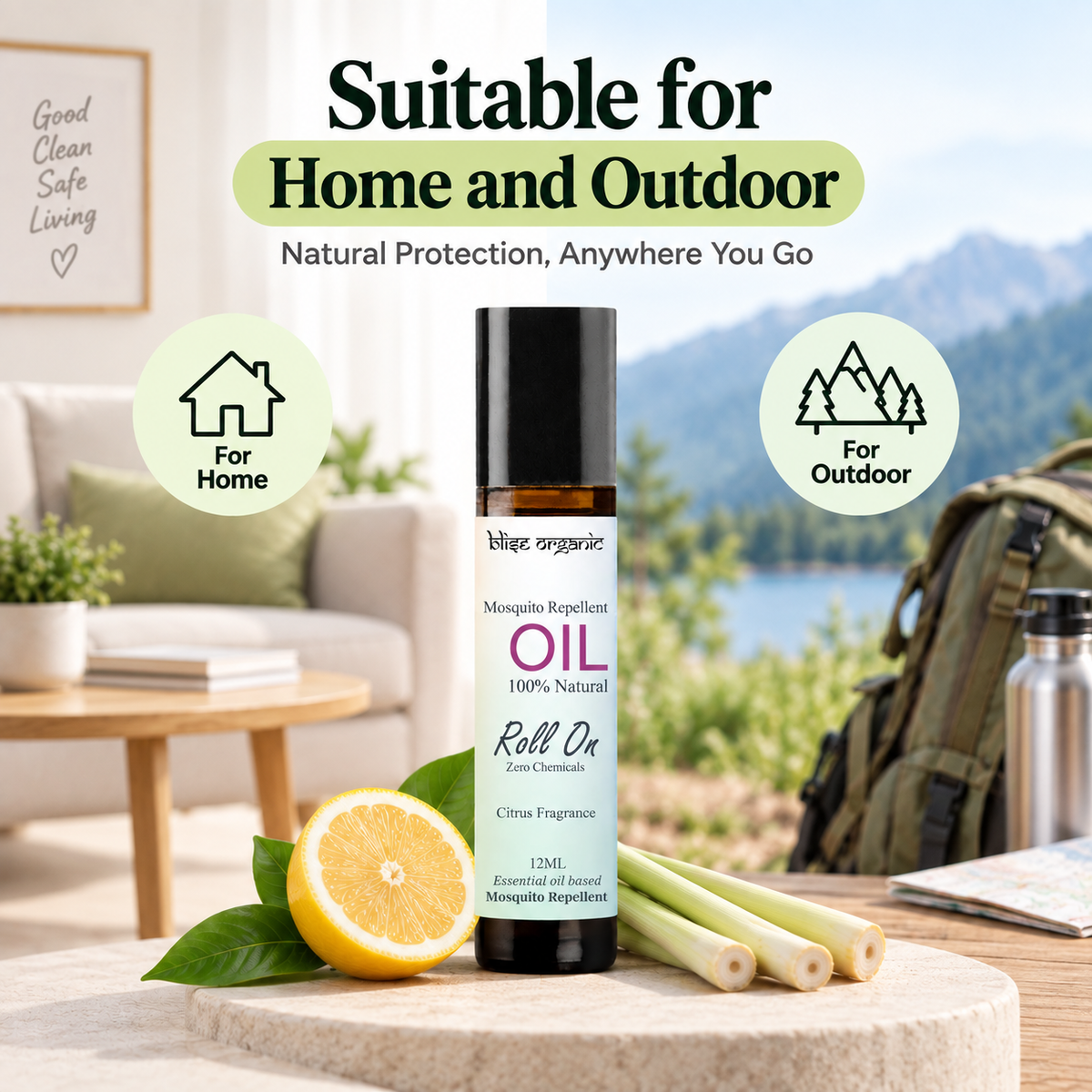 Mosquito Repellent - Roll on (100% Natural )