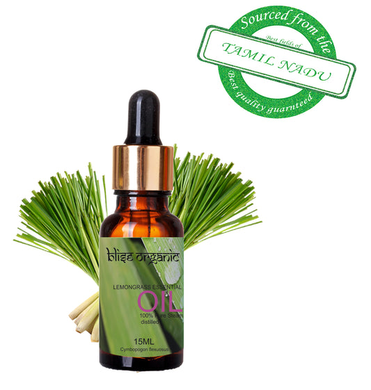 Lemongrass Essential oil -100% 0rganic