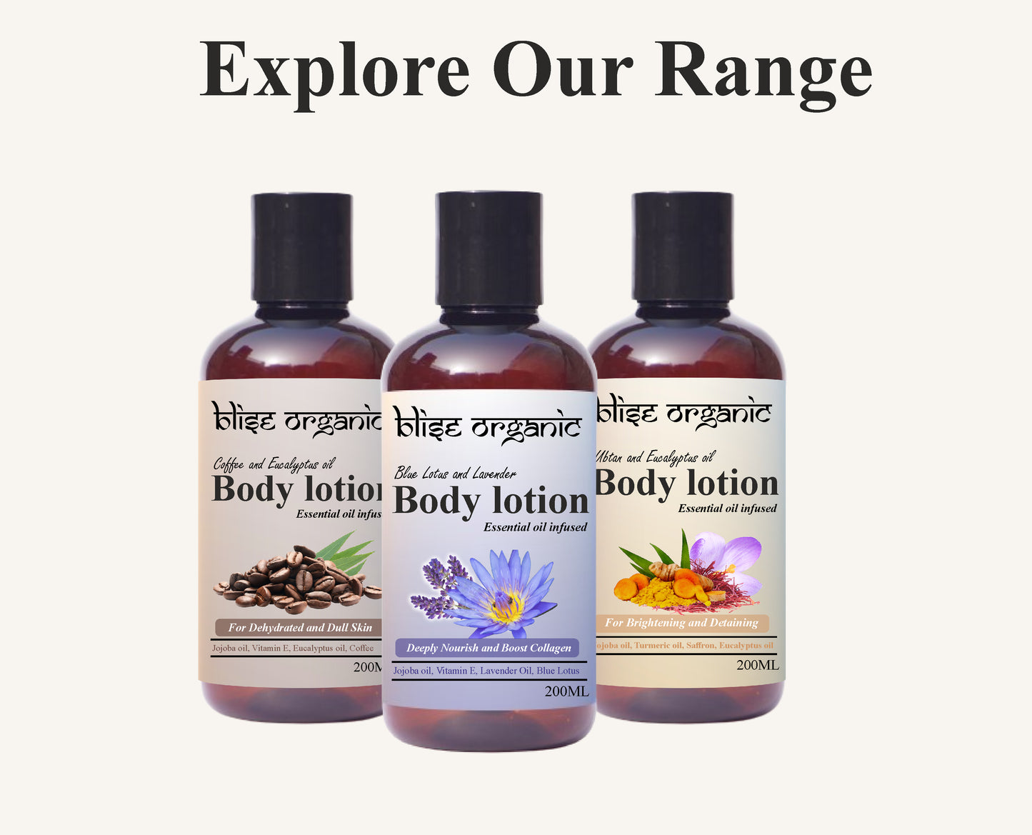 Blue Lotus and Lavender oil Body Lotion - 200ml