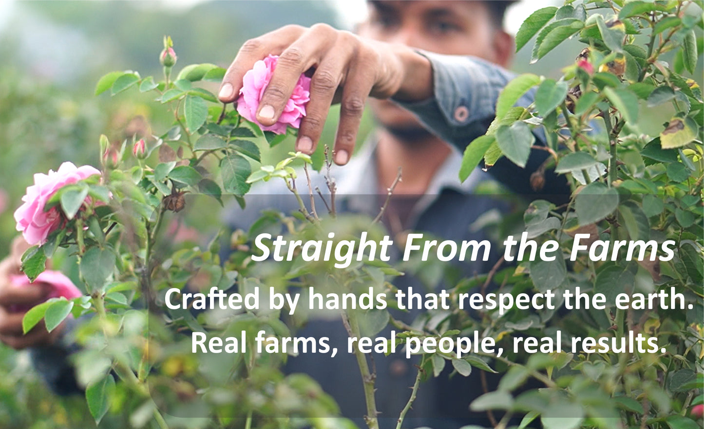 Edible Rose Water- 100% Pure, Natural and Organic