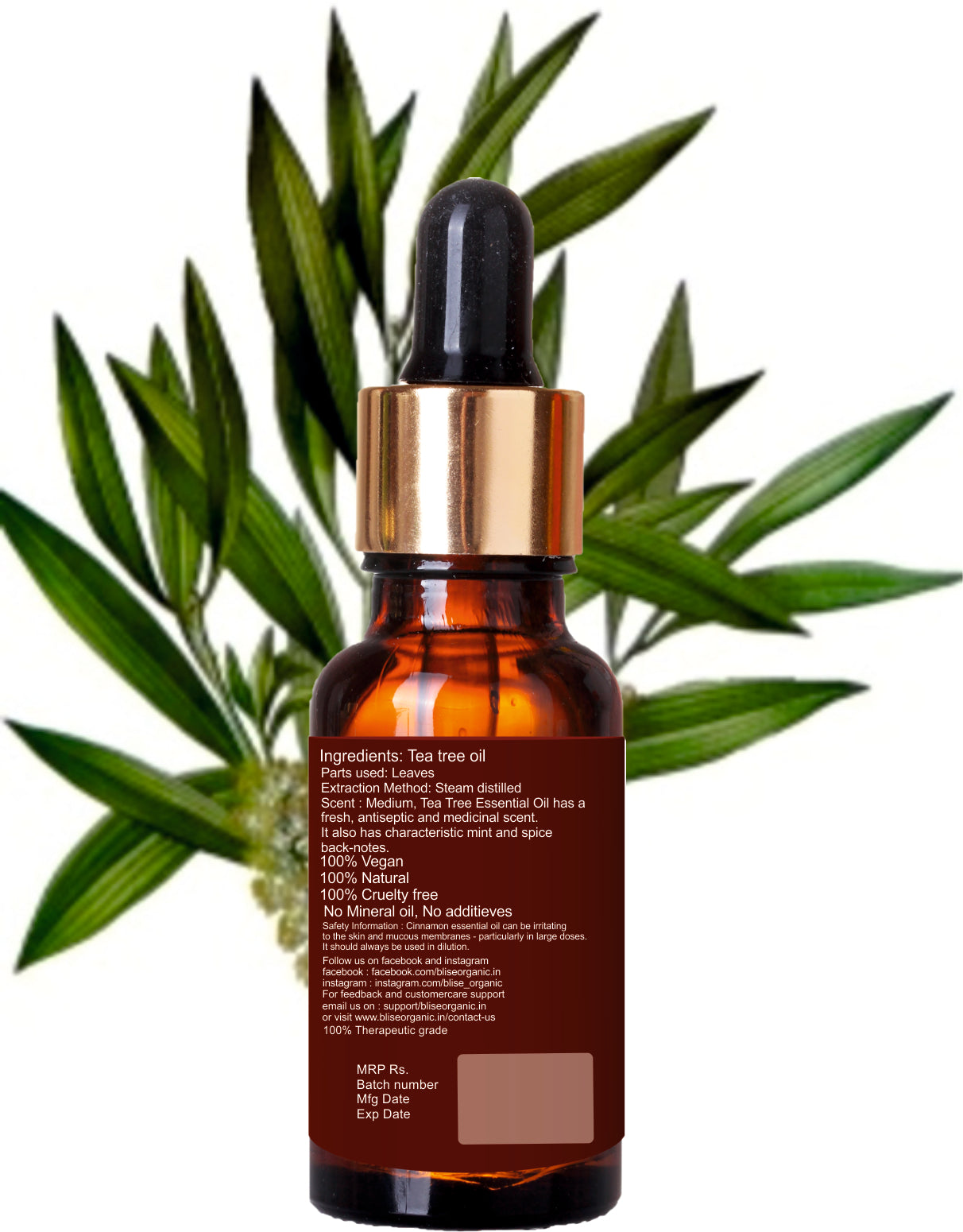 Tea tree Essential oil (Australia)