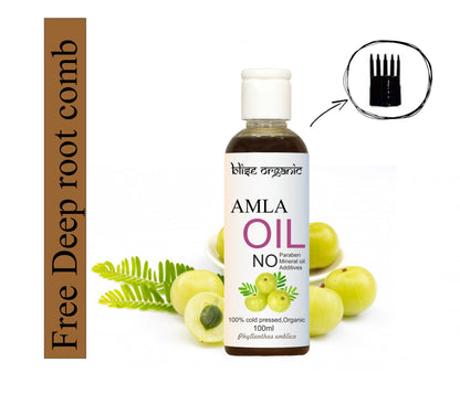 Amla hair oil - organic , natural , 100% Cold pressed 100ml