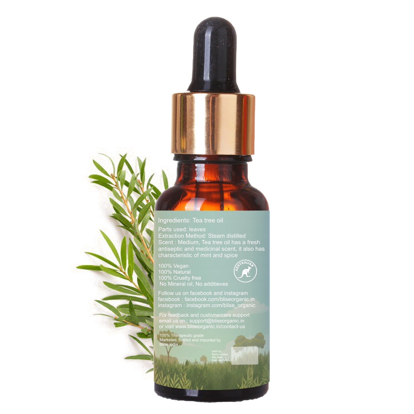 Tea tree Essential oil (Australia)