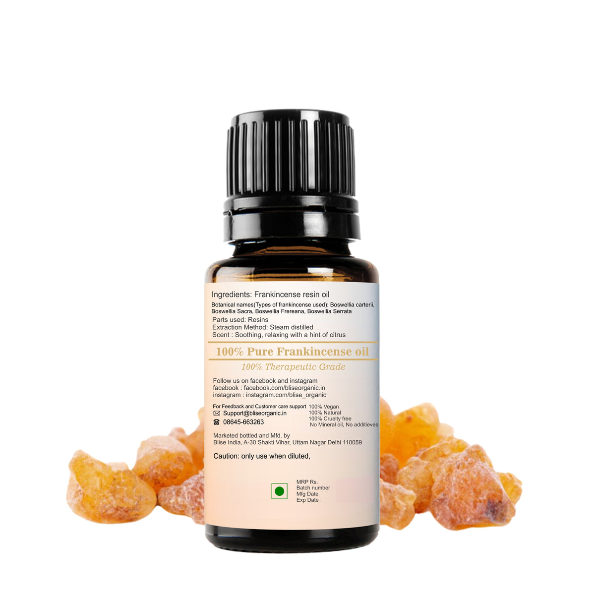Frankincense Essential oil - Only Boswellia serrata is available
