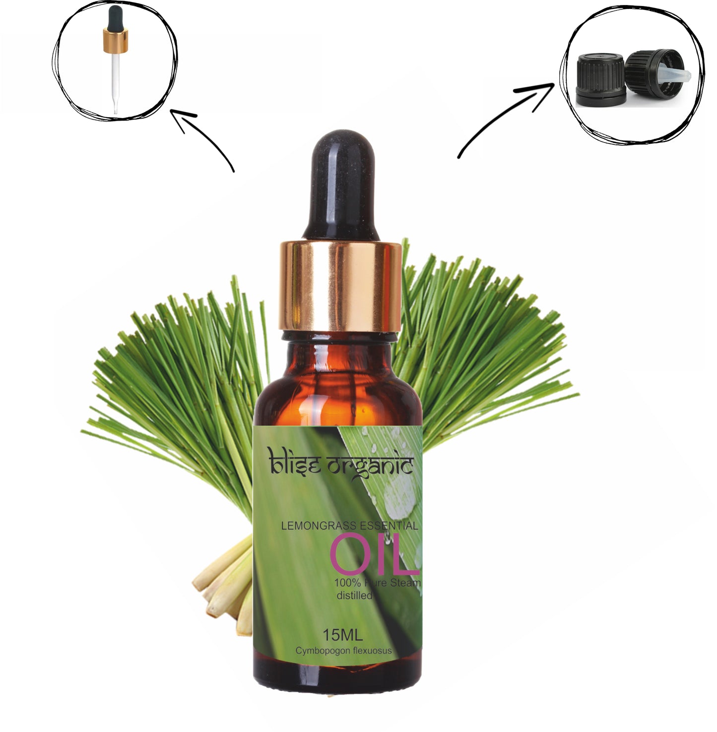 Lemongrass Essential oil -100% 0rganic