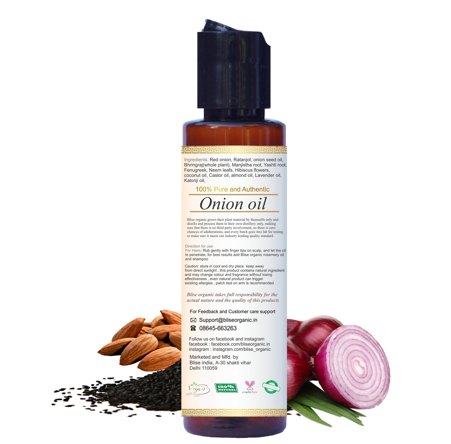 Red Onion oil -organic