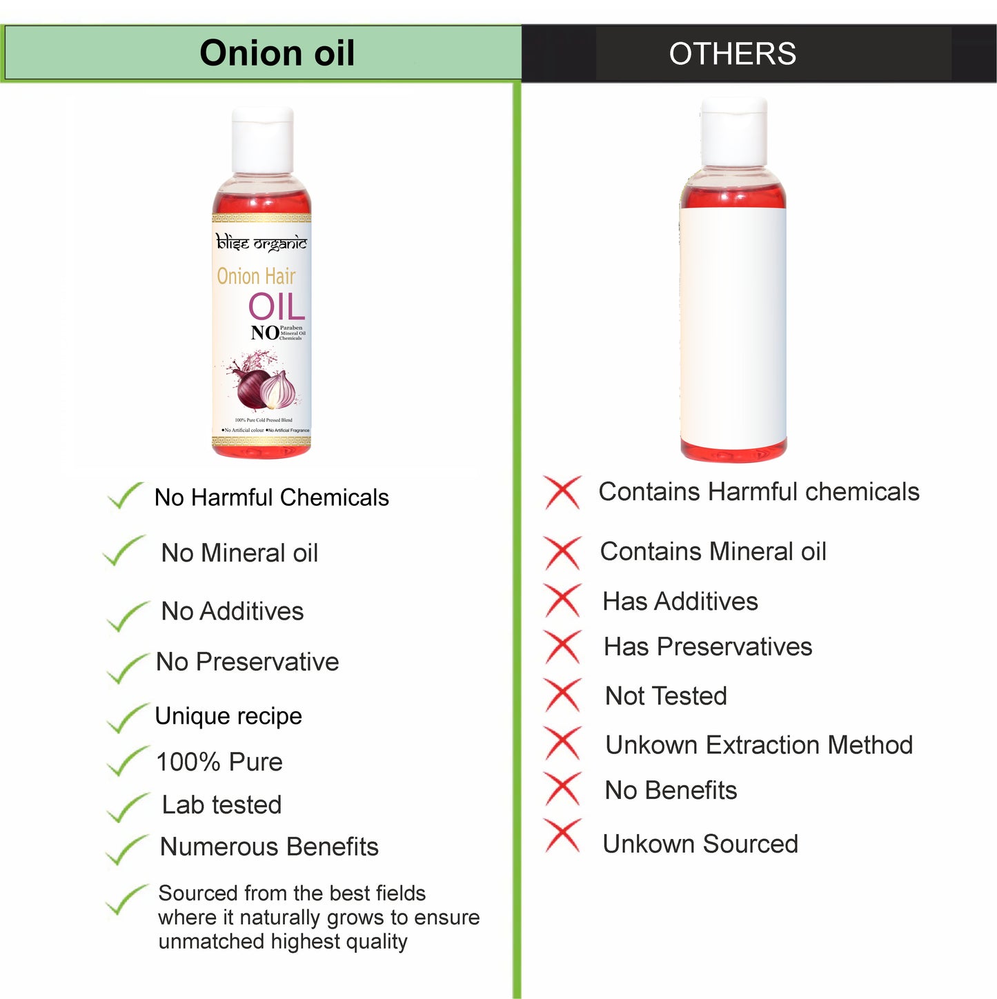 Red Onion oil -organic