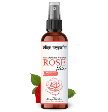 Edible Rose Water- 100% Pure, Natural and Organic